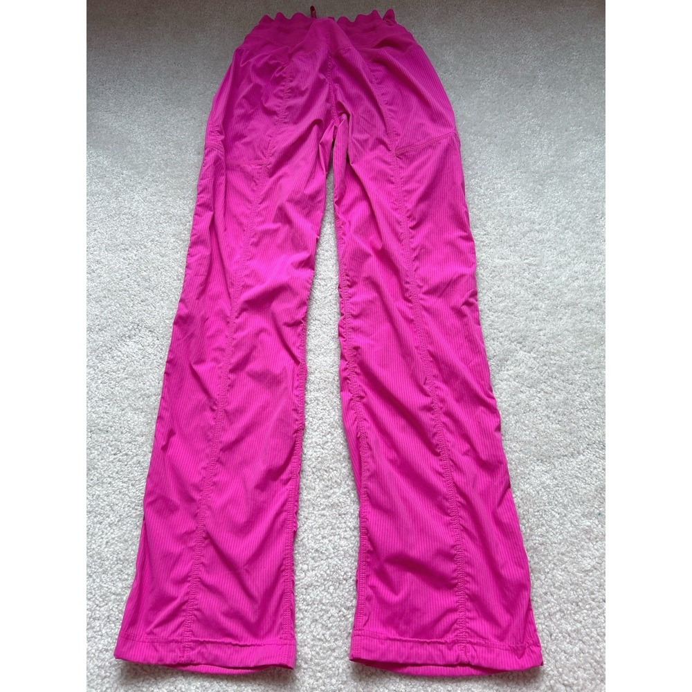 Lululemon Dance Studio Mid-Rise Pant Full Length Sonic Pink Size 4 Inseam 32" - Picture 6 of 6